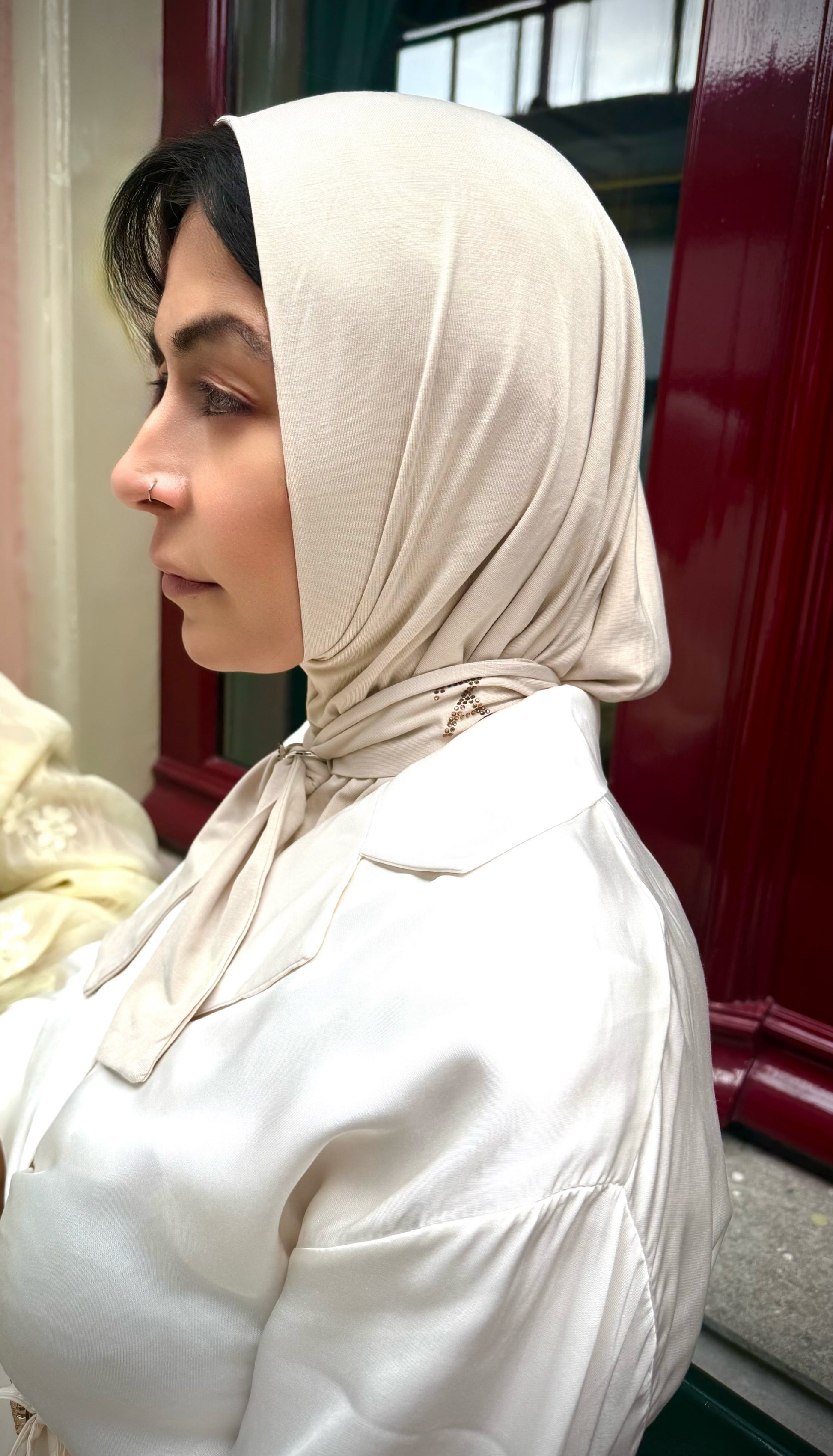 Sandy vintage bamboo hijab